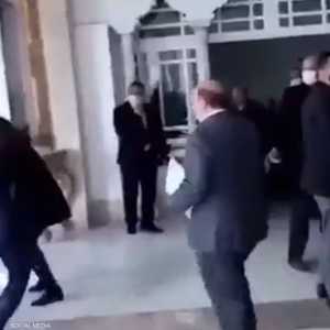 لحظة حدوث الاعتداء