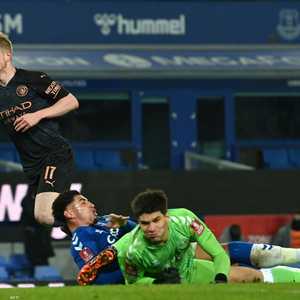 هدف دي بروين أجهز على إيفرتون