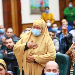 فاطمة سيد الفائزة بالمركز الأول في مسابقة الأم المثالية بمصر