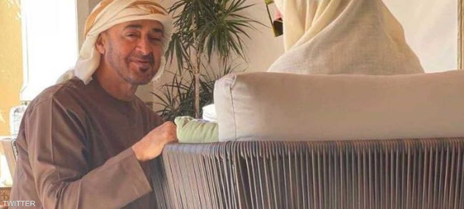 الشيخ محمد بن زايد مع والدته الشيخة فاطمة بنت مبارك