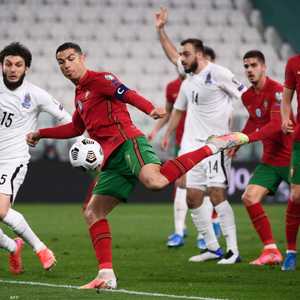 رونالدو فشل في هز شباك أذربيجان