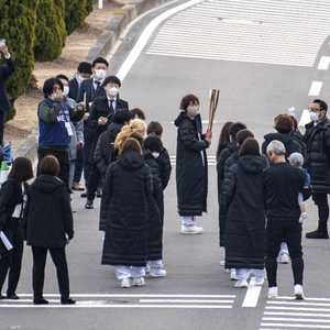 الشعلة الأولمبية تنطلق من فوكوشيما