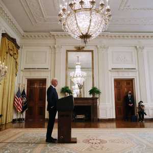 جو بايدن.. ظهور تأخر أكثر من شهرين