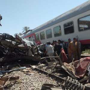 بعد حادث قطار سوهاج