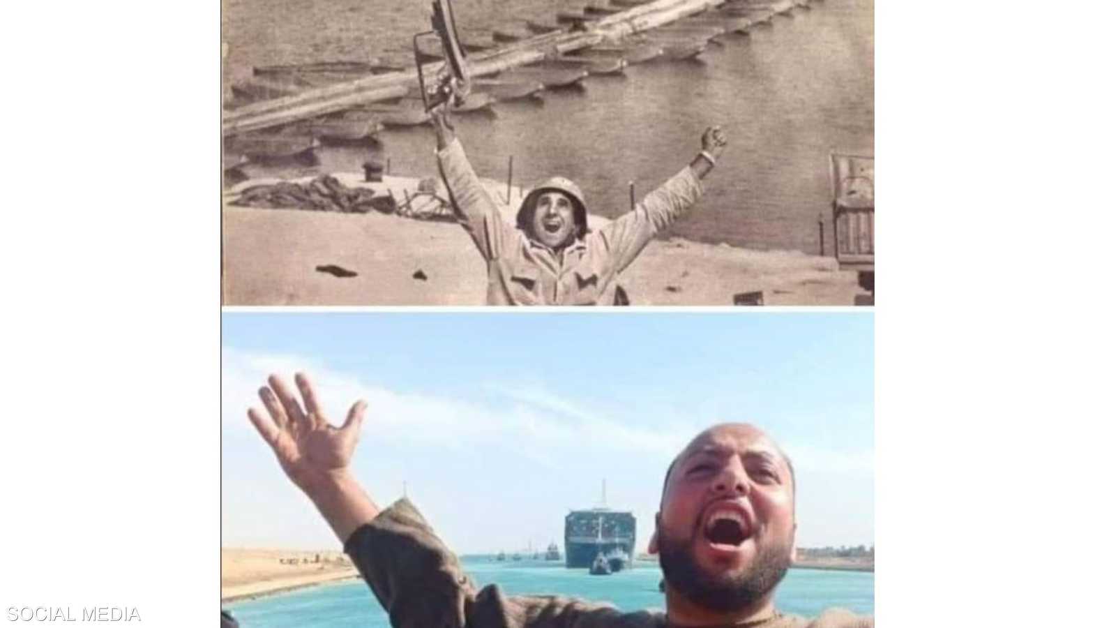 قارن كثيرون صورة العوامي بالصورة الشهيرة في حرب 1973