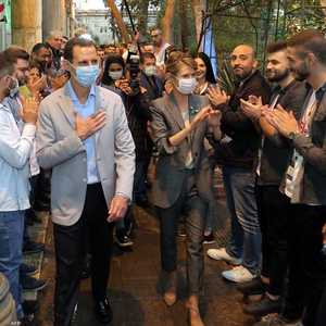 الرئيس السوري بشار الأسد وزوجته أسماء