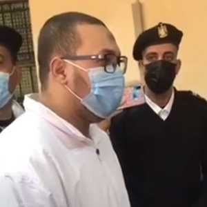 متحرش المعادي خلال محاكمته