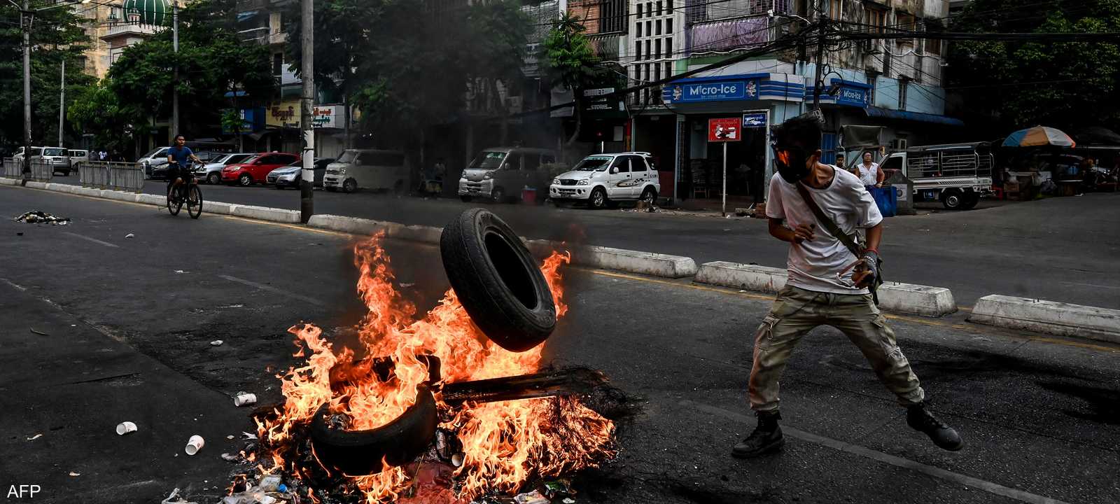 ميانمار شهدت اضطرابات واسعة خلال الشهرين الماضيين