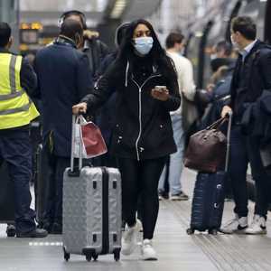 إحدى محطات القطار في العاصمة البريطانية لندن.