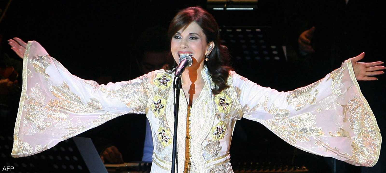 صورة أرشيفية للفنانة اللبنانية ماجدة الرومي