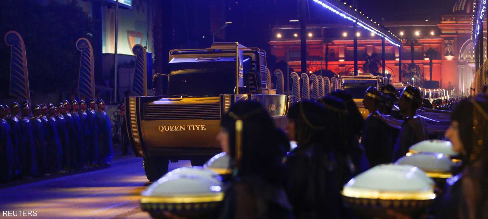 حفل نقل المومياوات في القاهرة استغرق نحو 40 دقيقة