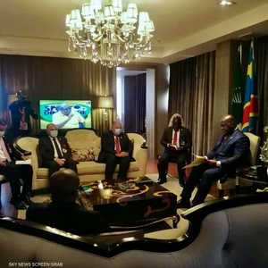 وزير الخارجية المصري يسلم الرئيس الكنغولي رسالة من السيسي.