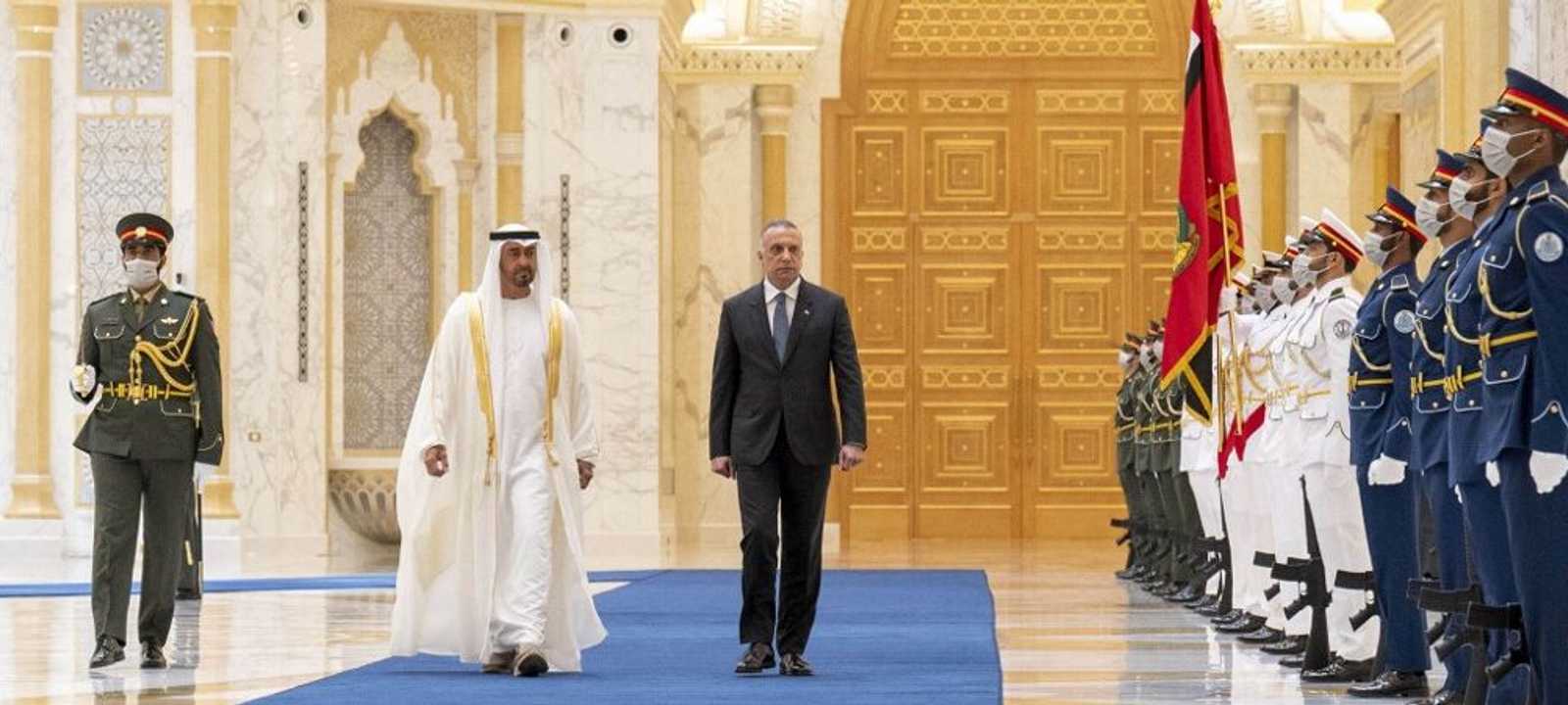 الكاظمي قام بزيارة إلى الإمارات