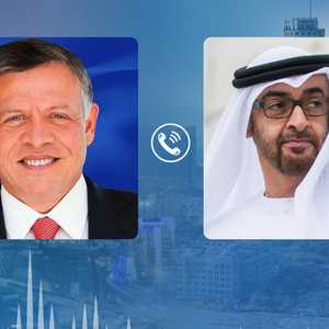 الشيخ محمد بن زايد والملك عبد الله