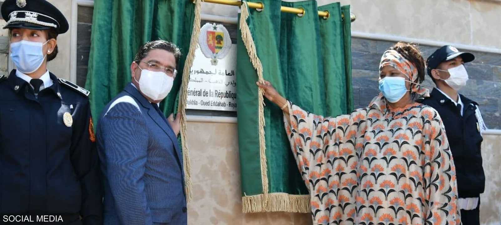 خلال افتتاح قنصلية السنغال