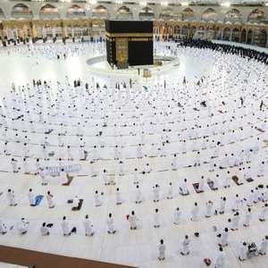 جانب من المسجد الحرام في مكة المكرمة.