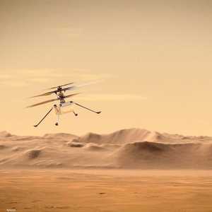 على سطح المريخ