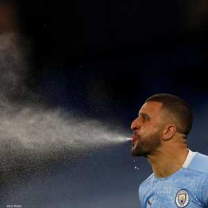 كايل ووكر من مان سيتي في لقطة خلال المباراة