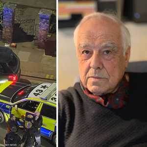 الشرطة حاصرت المتهم بقتل المليونير سوتون (يمين)