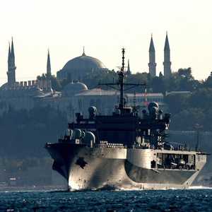 سفينة أميركية قرب البوسفور - أرشيف.