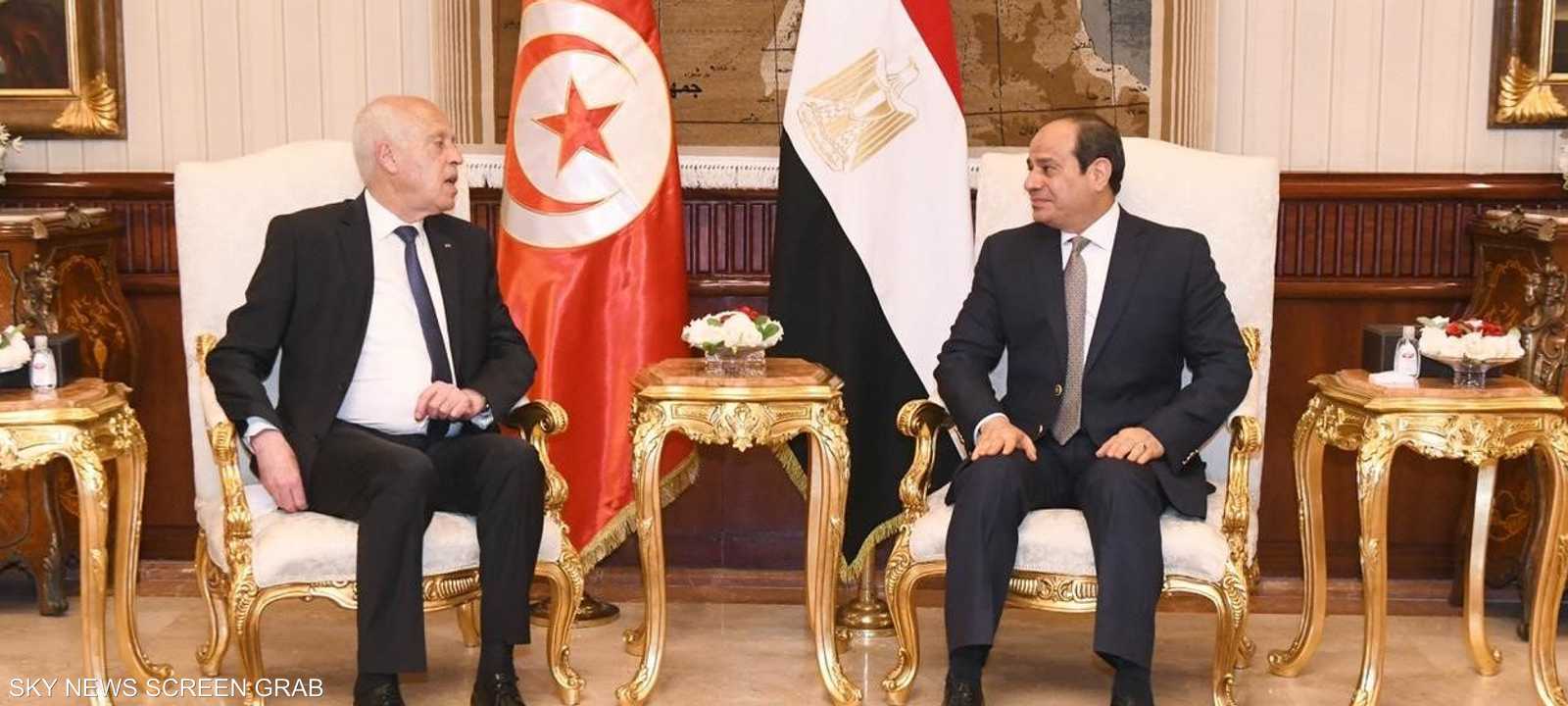 لقاء للسيسي وسعيد في القاهرة