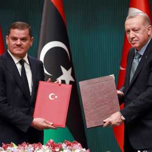 الرئيس التركي ورئيس الوزراء الليبي