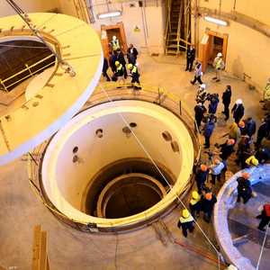 مفاعل آراك النووي قرب العاصمة الإيرانية طهران.