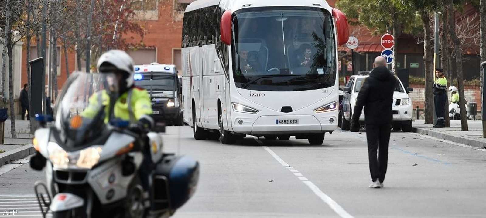 جماهير ليفربول هاجمت حافلة ريال مدريد