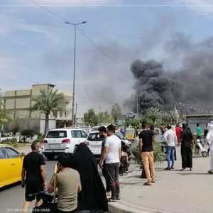 صورة من موقع الانفجار