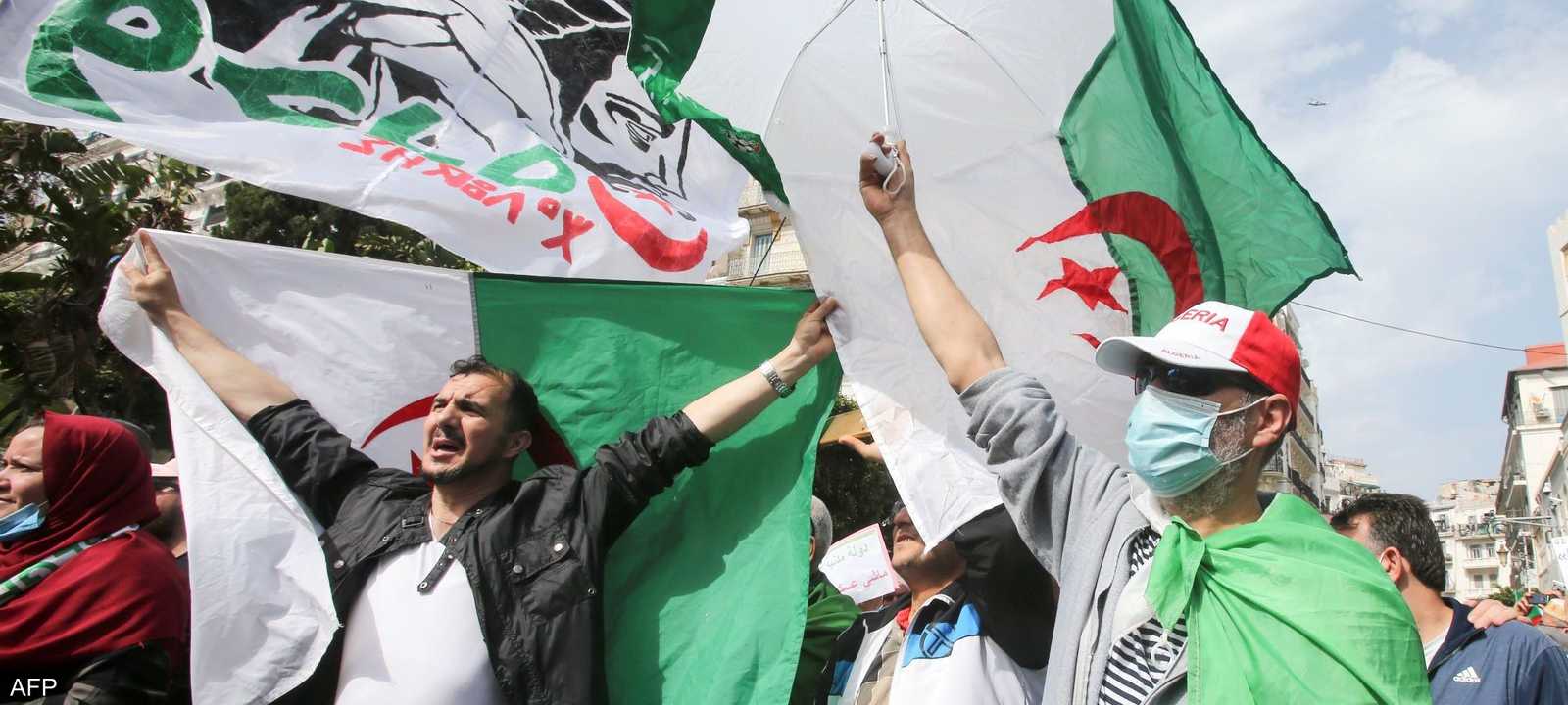 جانب من الحراك في الجزائر. أرشيفية