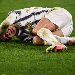 تعرض رونالدو لإصابة في العضلة