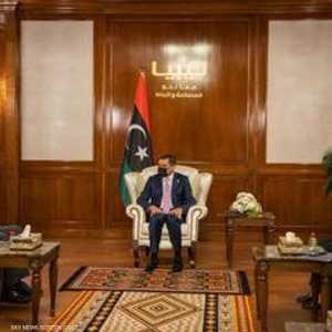 جانب من اللقاء الليبي-الجزائري