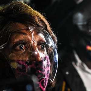 ماكسين ووترز خلال مؤتمر صحفي بعد أحداث العنف في مينيسوتا