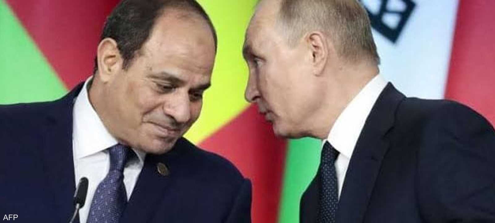 السيسي اتفق مع بوتن على عودة الطيران