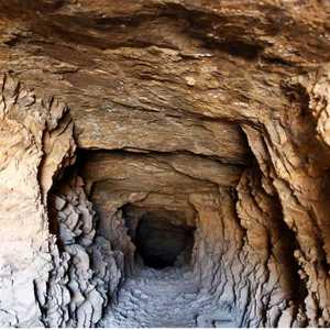 منجم قديم مهجور في الصحراء الشرقية بالقرب من محافظة الأقصر