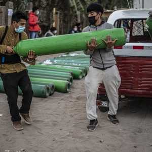 مستشفيات هندية عدة وجهت نداءات استغاثة للحصول على الأكسجين