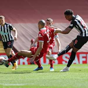 هدف نيوكاسل القاتل في مرمى ليفربول