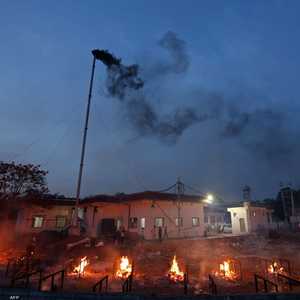 محارق جثث في مدينة بوبال الهندية