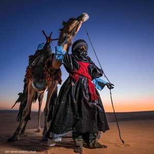 جانب من الحياة في الصحراء الليبية
