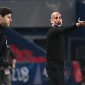 الإسباني بيب غوارديولا مدرب مانشستر سيتي