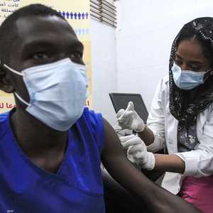 جانب من حملة التطعيم في السودان.