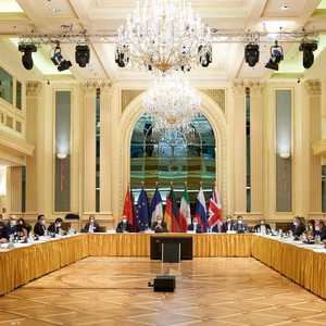 جانب من المفاوضات التي عقدت في فيينا حول نووي إيران