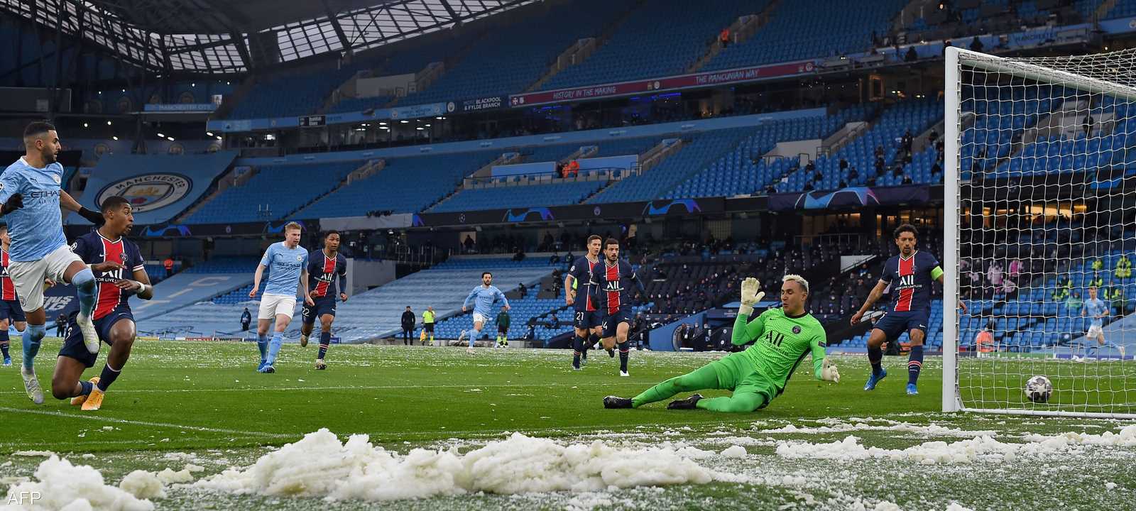 محرز يقود سيتي إلى نهائي الأبطال