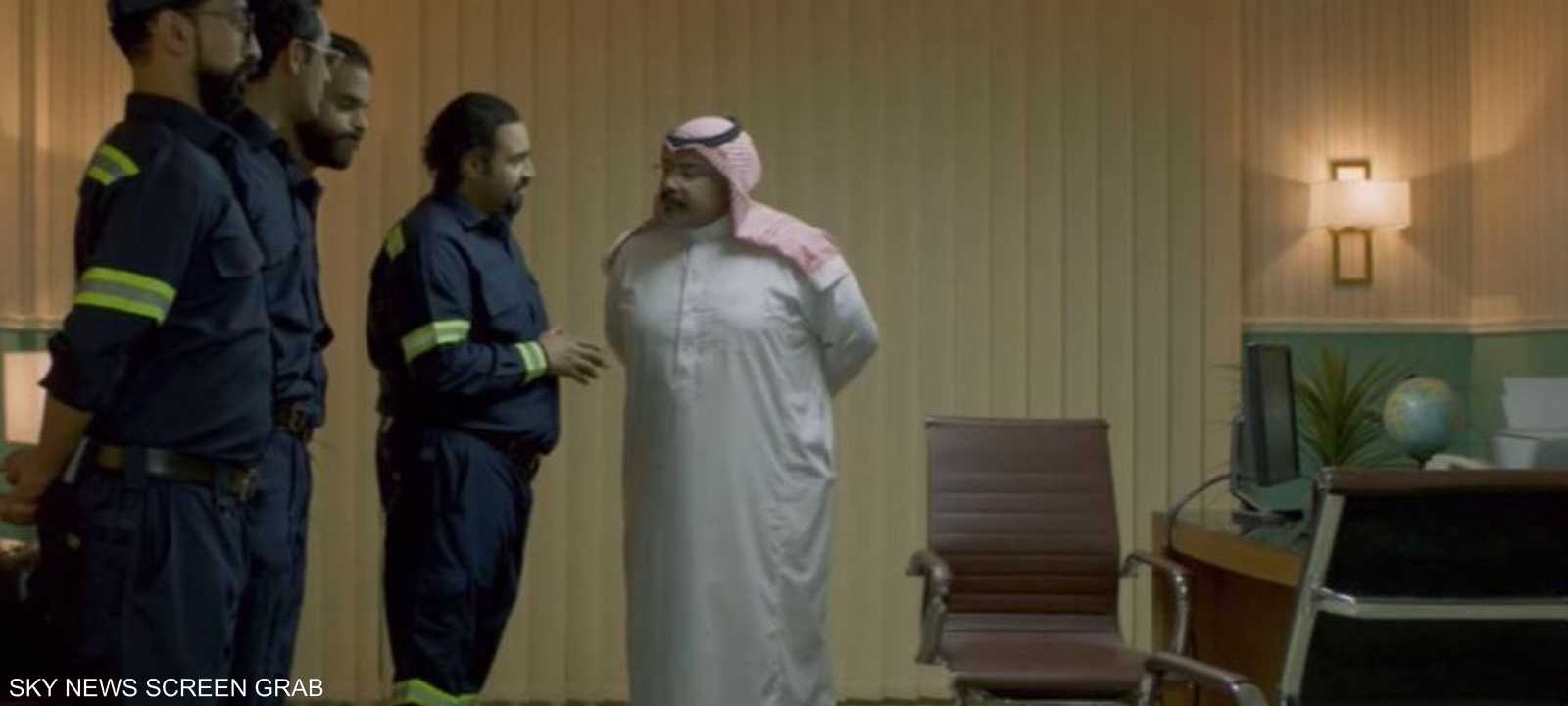 جانب من العمل الدرامي