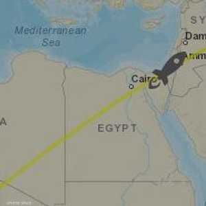 الصاروخ عبر سماء مصر