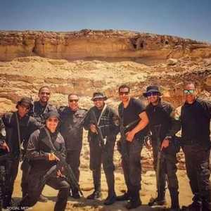 صورة تجمع "شهداء" ملحمة الواحات التي عرضها مسلسل الاختيار2