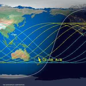 الصاروخ سيخترق غلاف الأرض الجوي فوق منطقة قرب نيوزيلندا