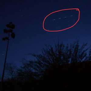 صورة لحطام الصاروخ الصيني