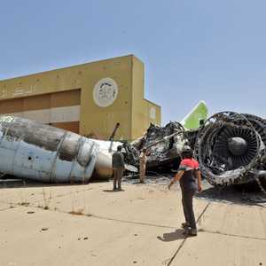 جانب من مطار طرابلس الدولي