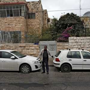 جانب من حي الشيخ جراح في القدس الشرقية